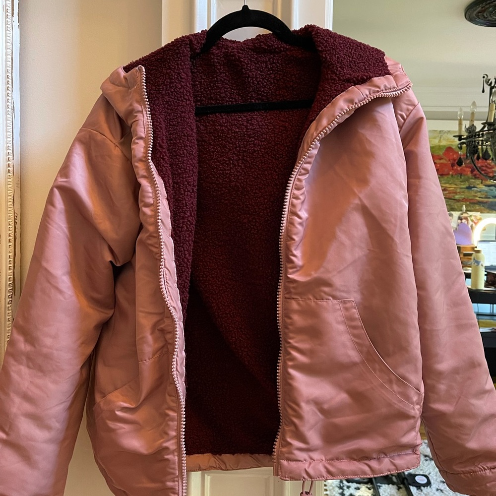 GUC, reversible fleece jacket size Small